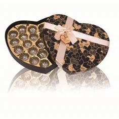 Chocolate Box Packaging Fancy Heart Shape Julegavepakker